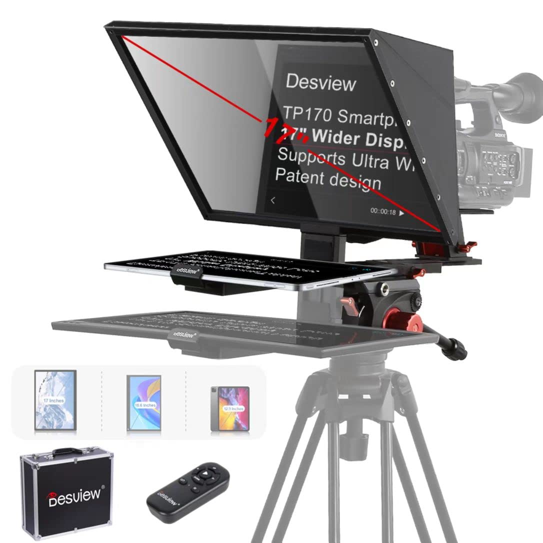 Amazon | Desview 17 inch テレプロンプター ポータブルパッド